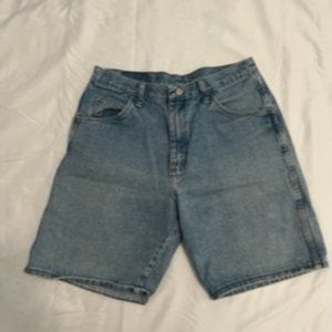 Wrangler Hero Originals Lightwash Jean Shorts Size 32